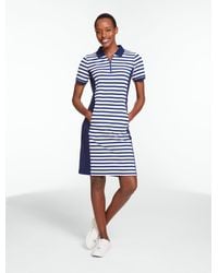 Talbots - Upf 50+ Piqué Half-zip Polo Dress - Lyst