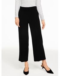 Talbots - Easy Travel Wide Leg Ankle Pants - Lyst