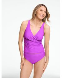Aqua Club - Faux Wrap Tankini - Lyst