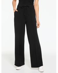 Talbots - Airknit Stretch Wide Leg Pants - Lyst