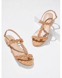 Talbots - Keri Dot Cork Sandals - Lyst