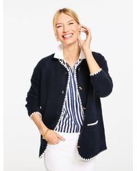 Talbots - Crewneck Cardigan Sweater - Lyst