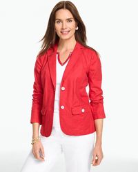 Talbots - Stretch Linen Blazer - Lyst