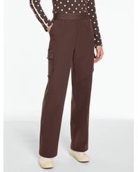 Talbots - Woven Wide Leg Cargo Pants - Lyst