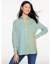Talbots - Poplin Top - Lyst