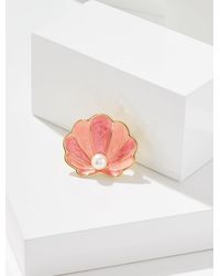 Talbots - Show & Shell Brooch - Lyst