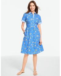 Talbots - Modern Poplin Shirtdress - Lyst
