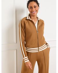 Talbots - Airknit Stretch Full-zip Track Jacket - Lyst