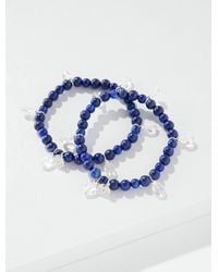 Talbots - Crystal Droplets Stone Stretch Bracelet Set - Lyst
