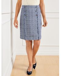 Talbots - Americana Tweed A-line Skirt - Lyst