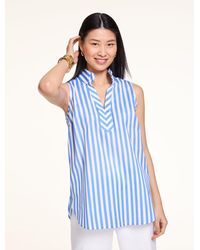 Talbots - Sleeveless Non-iron Tunic Popover Shirt - Lyst
