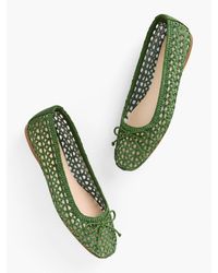Talbots - Blaine Soft Sole Loopy Woven Ballet Flats - Lyst