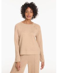 Talbots - Airknit Stretch Snap Raglan Pullover Sweater - Lyst