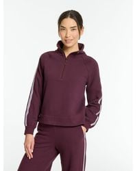 Talbots - Cozy Fleece Half-zip Pullover Sweater - Lyst