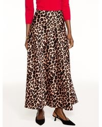 Talbots - Satin Maxi Skirt - Lyst