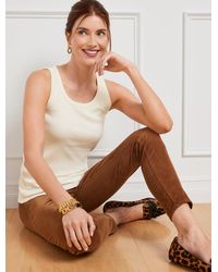 Talbots - Ribbed Sleeveless Tank Top - Lyst
