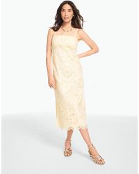 Talbots - Rsvp Eyelet Midi Dress - Lyst