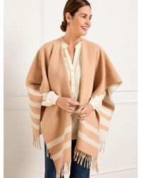Talbots - Reversible Double Face Ruana - Lyst
