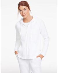 Talbots - Cozy French Terry Hooded Jacket - Lyst