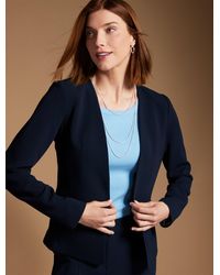 Talbots - Easy Travel Open Front Jacket - Lyst