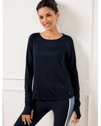 Talbots - Cool Slub Active Long Sleeve T-shirt - Lyst