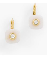 Talbots - Floating Geo Stone Drop Earrings - Lyst