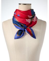 Talbots - Effortless Horseshoes Square Scarf - Lyst