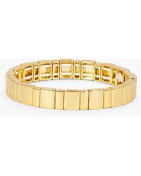 Talbots - Metal Tiles Stretch Bracelet - Lyst