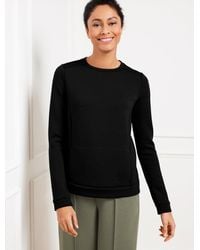 Talbots - Airknit Stretch Pleat Back Pullover Sweater - Lyst