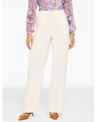 Talbots - Wide Leg Polished Crepe Pants - Lyst