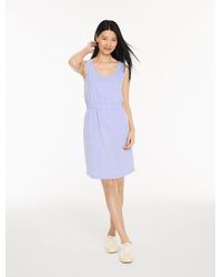 Talbots - Lightweight Woven Stretch Sleeveless Seersucker Dress - Lyst