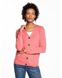 Talbots - V-neck Cardigan Sweater - Lyst