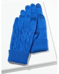 Talbots - Soft Cable Knit Gloves - Lyst