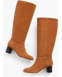 Talbots - Pardo Suede Tall Boots - Lyst