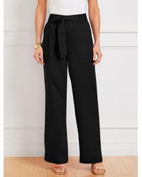 Talbots - Wide Leg Pull-on Pants - Lyst