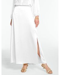 Talbots - Rsvp Satin Slip Skirt - Lyst