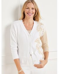 Talbots - V-neck Cardigan Sweater - Lyst