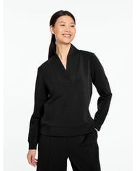 Talbots - Airknit Stretch Ribbed V-neck Pullover Sweater - Lyst