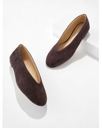 Talbots - Vera Suede Ballet Flats - Lyst