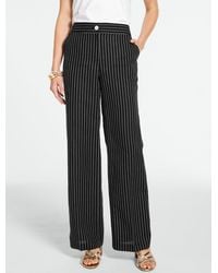 Talbots - Classic Linen Wide Leg Pants - Lyst