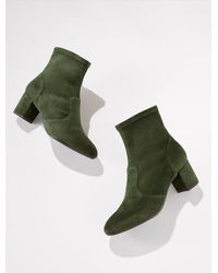 Talbots - Pardo Suede Block Heel Booties - Lyst