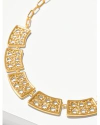 Talbots - Rattan Texture Collar Necklace - Lyst