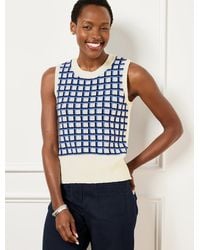Talbots - Textured Stitch Sweater Shell - Lyst