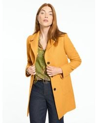 Talbots - Herringbone Wool Blend Coat - Lyst