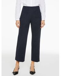 Talbots - Slim Wide Ankle Knit Pants - Lyst