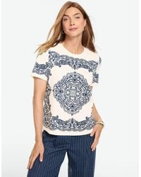 Talbots - Short Sleeve Crewneck T-shirt - Lyst