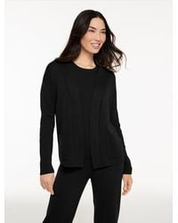 Talbots - Sweater Studio Open Front Cardigan - Lyst