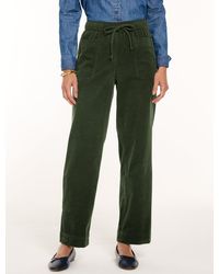 Talbots - Corduroy Straight Leg Pull-on Pants - Lyst