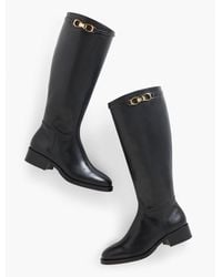 Talbots - Waverly Vachetta Tall Riding Boots - Lyst