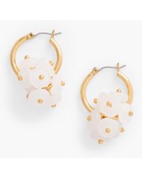 Talbots - Sea Glass Hoop Earrings - Lyst